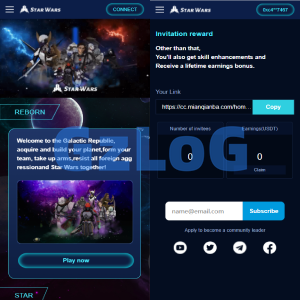 英文版星球大战区块链/锁仓挖矿/挖矿投资系统/MetaMask登录