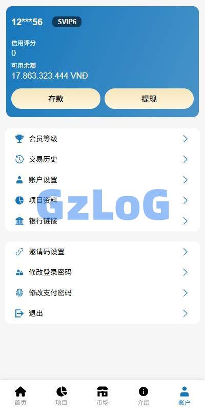 8、海外投资众筹系统/越南投资理财/前端VUE - GzLoG博客