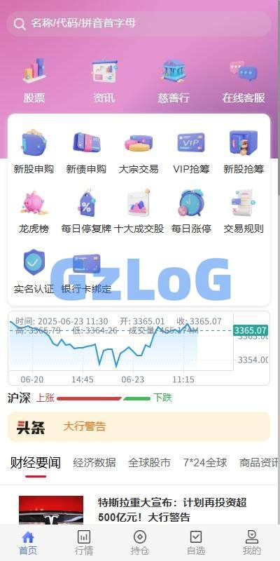 2、运营版JAVA股票系统/新股抢筹/大宗交易/VIP抢筹 - GzLoG博客