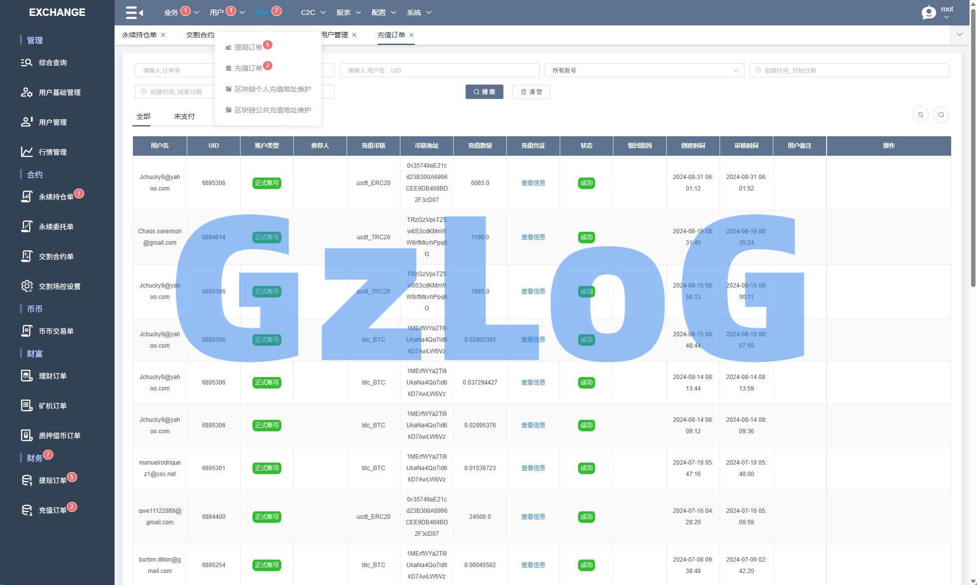 28、海外交易所系统/永续合约交割合约/K线控制/质押理财 - GzLoG博客