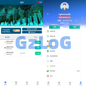 多语言微交易/贵金属外汇虚拟币微盘源码/越南时间盘