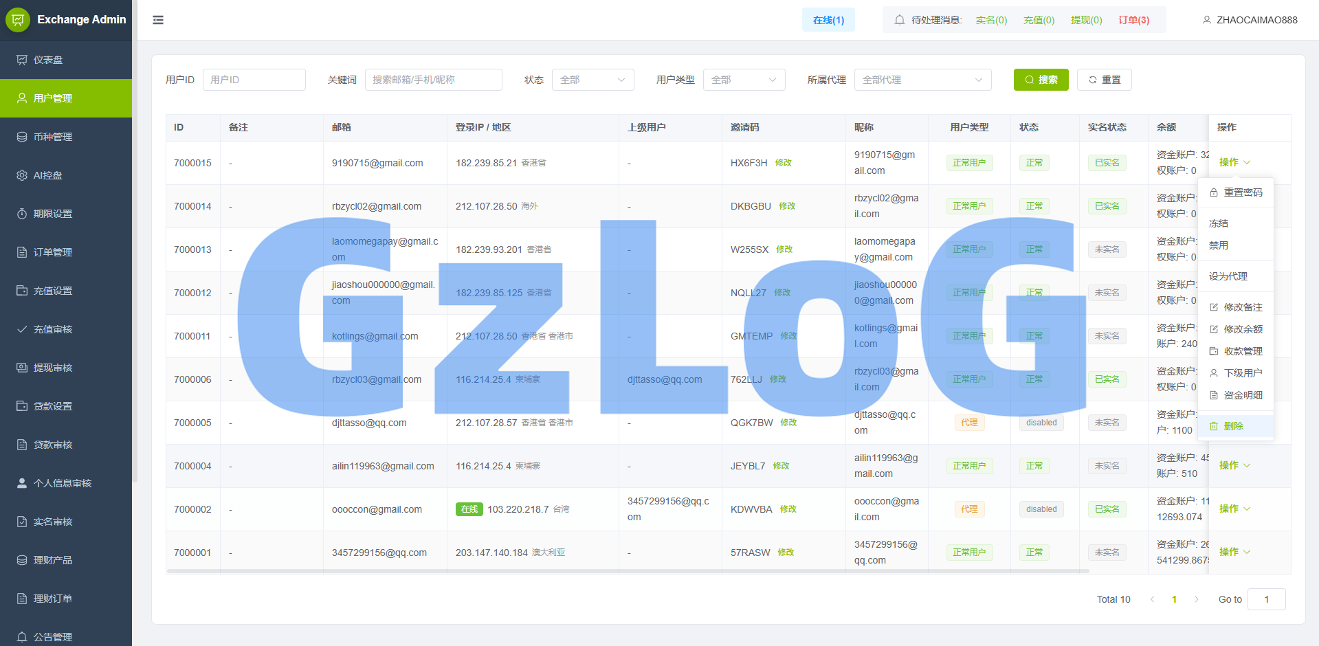 海外st7交易所系统/外汇/虚拟币/贷款/理财/AI控盘