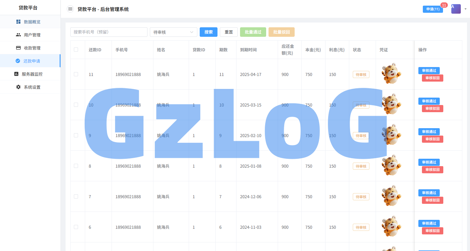 贷款催收系统/小额贷款/贷款逾期催收/java开发