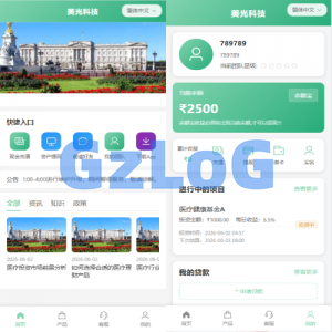新版海外投资理财系统/医疗项目基金投资/贷款/余额宝