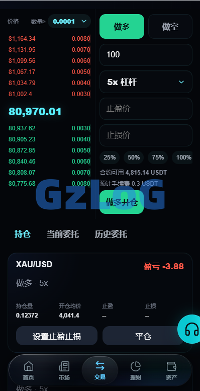 新版海外综合交易所/外汇/商品/合约/秒合约/期权交易